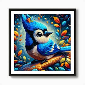 Blue Jay 3 Art Print