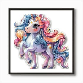 Unicorn Sticker 170 Art Print