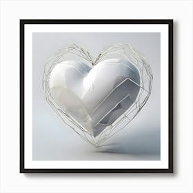 Heart Of Steel Art Print