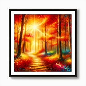 Forest Path 3 Art Print