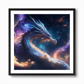 Dragon In The Sky 1 Art Print