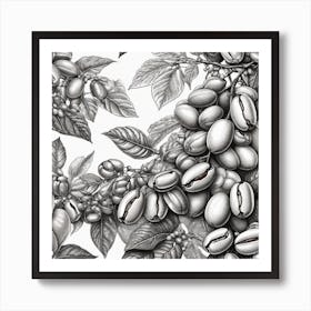 Coffee Beans 211 Art Print