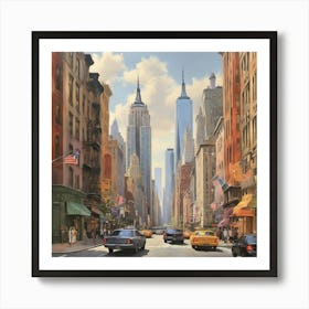 A Picture Of New York City Art Print