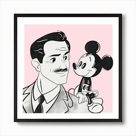 Mickey Mouse 4 Art Print