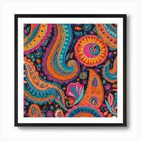 Paisley 2 Art Print