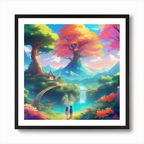 Nature Anime Art Print