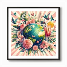 Earth Day Art Print