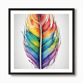 Feather Feather Feather 15 Art Print