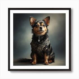 Chihuahua Portrait Art Print