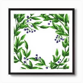 Branches Frame Art Print