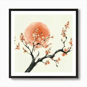 Chinese Cherry Blossoms Art Print