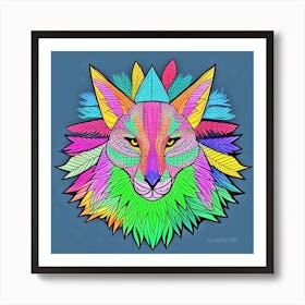 Fox wild Art Print