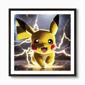 Pikachu 3 Art Print