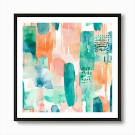 Abstract Watercolor Painting 35 Art Print