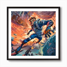 X-Men Comic Book Cover Art Print