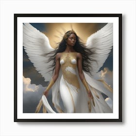 Angel Of The Sky Art Print