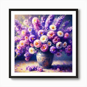 Flowers In A Vase 21 Art Print