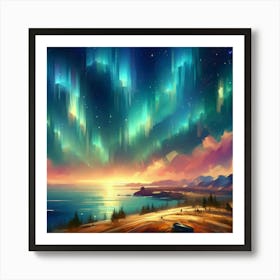 Aurora S Symphony 3 Art Print