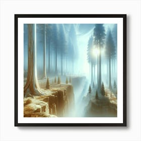 Fantasy Forest - Fantasy Stock Videos & Royalty-Free Footage Art Print