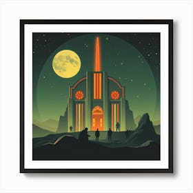 City At Night 2 Art Print