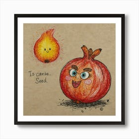 I Came Seed Art Print