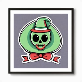 Santa Hat Art Print