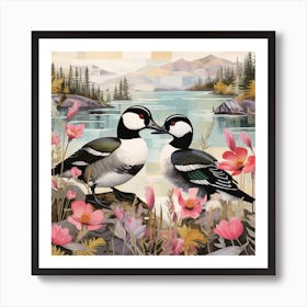 Bird In Nature Bufflehead 3 Art Print