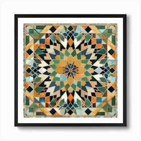 Mosaic Tile Art Print