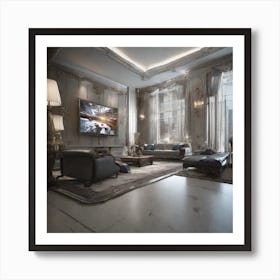 Luxury Living Room Art Print