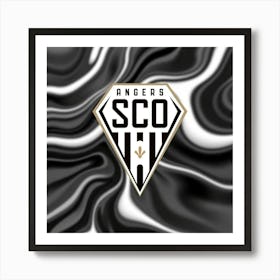 Angers SCO Logo Wall Arts 12 Art Print