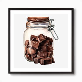 Jar Of Chocolate 4 Art Print