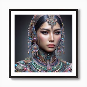 Asian Woman Art Print