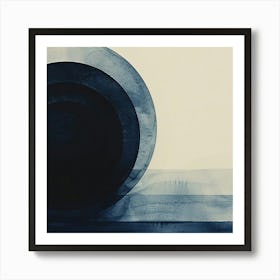 'Blue Circle' Art Print