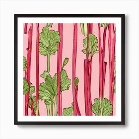 Rhubarb 47 Art Print