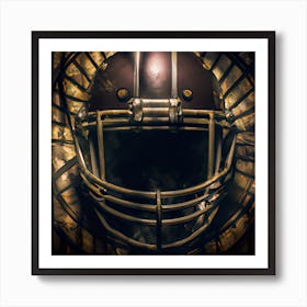 Football Warrior Art Print