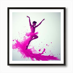 Pink Ballerina Art Print