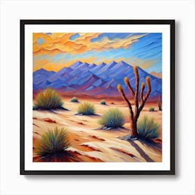 Desert Landscape 25 Art Print