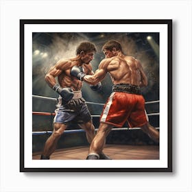 Boxing Ring Art Print