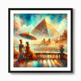 Pharaoh's Quest: Unveiling Tutankhamun's Destiny Art Print