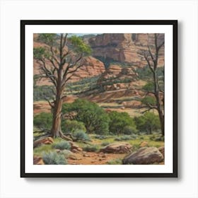 Sedona Landscape Art Print