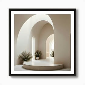 Room With Arches 11 Art Print