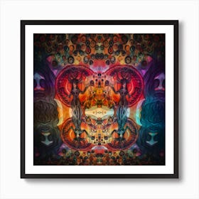 chaos and order. Art Print