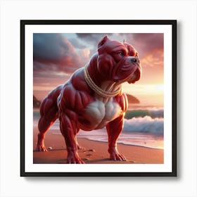 Bulldog Art Print