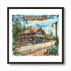 Copper'S Harbor Art Print