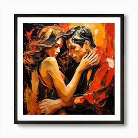 Couple In Love Art Print