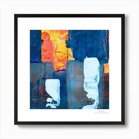 Contemporary art, modern art, mixing colors together, hope, renewal, strength, activity, vitality. American style.83 Art Print