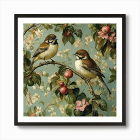 Birds In A Tree Art 6 Art Print