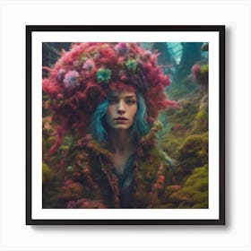 Strange Botanical Forrest Beauty Art Print