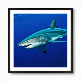 Great White Shark 12 Art Print