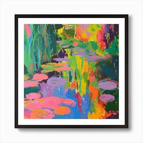 Colourful Gardens Monets Garden Usa 2 Art Print